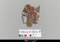 藏品(中國湖北皮影戲偶頭-武生)的圖片